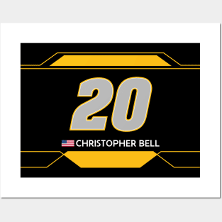 Christopher Bell #20 2023 NASCAR Design Posters and Art